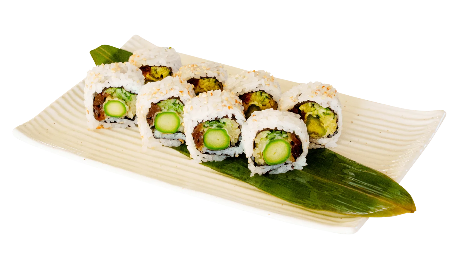 Uramaki ze szparagami